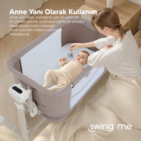 Huggy Swing Me | Otomatik Sallanabilir, Katlanabilir Alüminyum